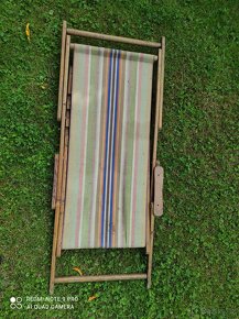 Dětské plážové lehátko , retro - 4