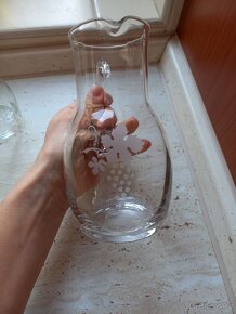 Skleněné džbánky s motivem vína - 4