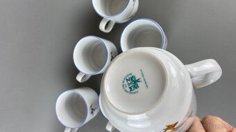 Hrnky husy 6ks s modrou linkou, Moritz Zdekauer - 4