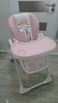 Jídelní židlička Kinderkraft YUMMY pink - 4