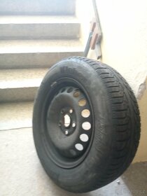 Plechové disky + pneu Octavia2 5x112 R15 - 4