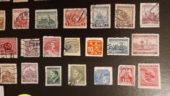 Poštovní známky I.REPUBLIKA + Protektorát č.3 60ks - 4