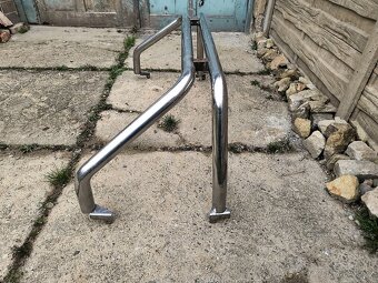 Masivní roll bar - chrom - 4
