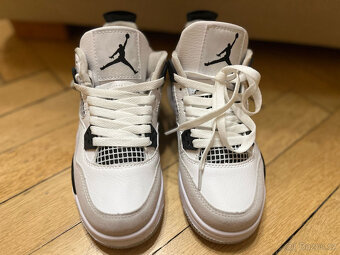 NIKE AIR JORDAN 4 MİLİTARY BLACK nové 37,5 dámská velikost - 4