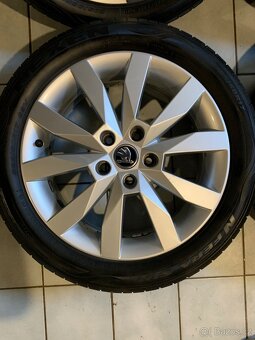 Alu kola Škoda R17 5X112 LETNÍ PNEU 205/50 R17 CRYSTAL - 4