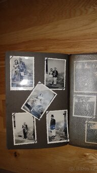 Kožené album rozměru 20 x 27 cm v původním stavu, - 4