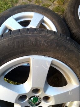 PRODAM=ALU KOLA 5X100 R-14 SKODA ORGINALY - 4