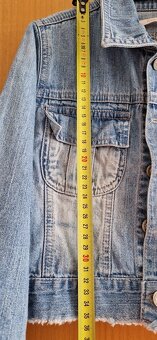 Riflová dívčí bunda 3-5 roků, 104-110 cm, EXIT - 4