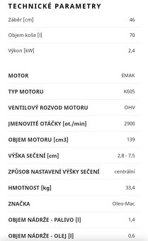 Prodám skoro zánovní sekačku benzínovou - 4