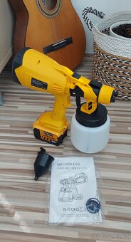Aku stříkací pistole,pro baterie DeWALT 18-20V, nová. - 4