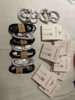USB kabely – Lightning, USB-C, Micro USB (více kusů) - 4