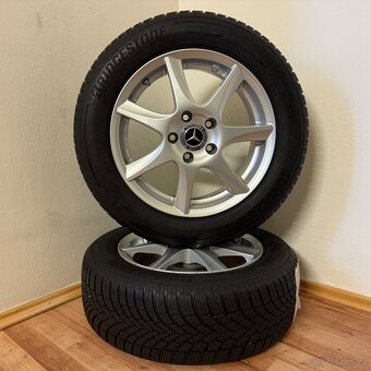 MERCEDES A/B/CLA 5x112 R16 ET44+ZIMNÍ 205/60R16 5,5/5mm - 4