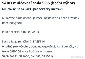 Sekačka SABO 52 - 4