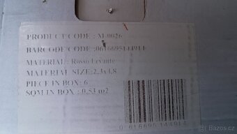 Mozaika mramor rosso levante - 4