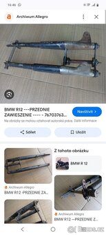 BMW R12 nohavice, vidlice - 4