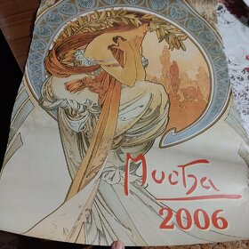 Plakáty kalendář Alfons Mucha - 4