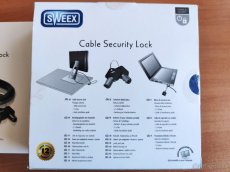 Bezpečnostní zámek na elektro Sweex PA212 černý - 4