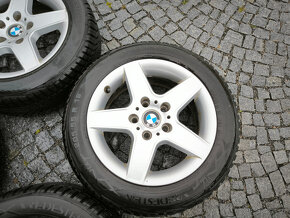 Litá kola 5x120 R16, zánovní zimní pneu 205/55/16 - 4
