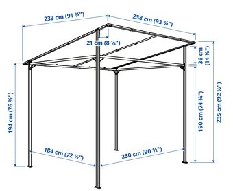 Zahradní altán IKEA GUNNÖN - 4