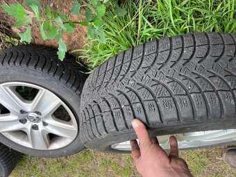 Plechové disky 5x112 originál vw + poklice - 4
