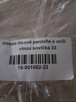 Prodám nové pantofle č.33 - 4