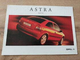 Opel Astra Vectra leták prospekt - 4