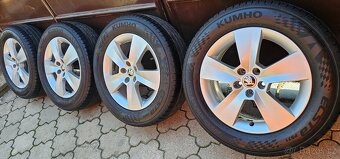 Originál alu Škoda SCALA 5x100 205/60 R16 - letní pneu - 4