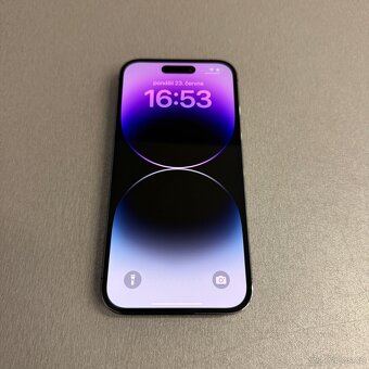 iPhone 14 Pro 512GB deep purple, bez škrábance, rok záruka - 4