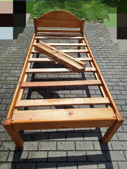 Postel 90x200 zvýšený sed - 4