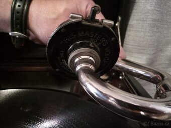 Kufříkový gramofon His Masters Voice - 4