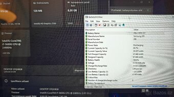 Dell Latitude E7250, i7,12GB RAM,128GB SSD, nová bat - 4