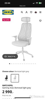 Herní počítačová židle - Gaming chair - 4