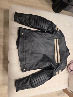 Dámská kožená bunda na motorku TXR Carmen černá - 4