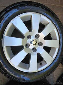 ALU kola Metan Škoda 5x112 Superb R16 zimní - 4
