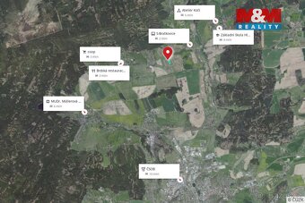 Prodej pole, 20332 m², zemědělská půda, Sádek - 4