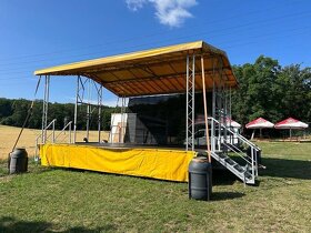 mobilní pódium, stage 7,5 x 6m - 4
