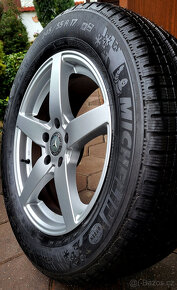zimné alu R17 5x112 Mercedes S, + pneu Michelin 245/55, 0 km - 4