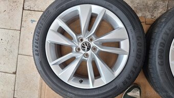 Alu kola VW 17" 5x100 letní pneu 205/55 R17 7mm T-Cross - 4