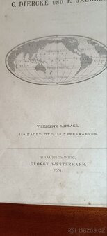 Atlas rok 1904 starožitný historický 170stran - 4