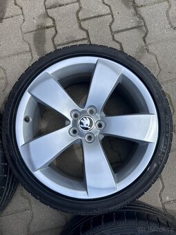Letní sada originál alu kol Škoda Fabia 3 R17 - 4