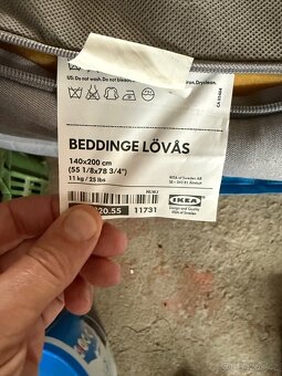 Rozkládací sedačka 145x200 ikea BEDDINGE LÖVS - 4