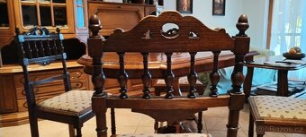 krásné starožitné židle 4ks - 4