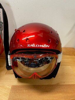 Lyže Dynastar 170cm, hůlky 132cm, přílba,brýle - 4