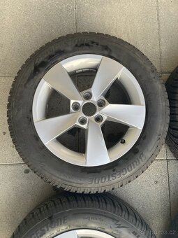 Zimní kola Škoda Fabia 4, 5x100 185/65 R15 Bridgestone - 4