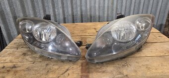 Seat Altea stříbrný přední nárazník, přední světla - 4