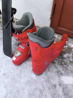 Dětské lyže 90cm a lyžáky vel. EU 34,5 - 4