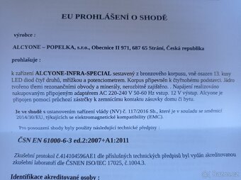 harmonizér Alcyone Infra Special Popelka - 4