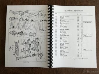 Katalog dílů Triumph TR4A - 4