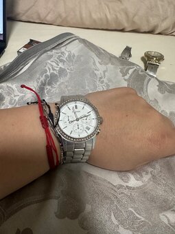 Stříbrné extra lehké hodinky DKNY, bez krabičky - 4