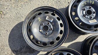Plechové originální disky 5x112 R16 ET48 na Audi, VW, Škoda, - 4